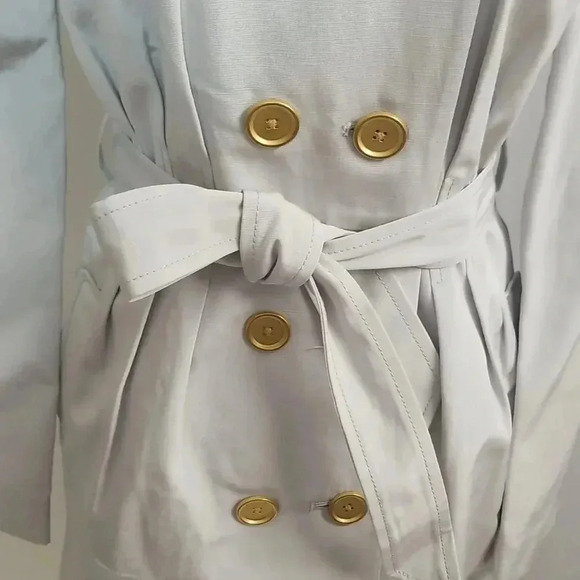 {Armani Exchange} Silver Color Trench Coat - Picture 11 of 16